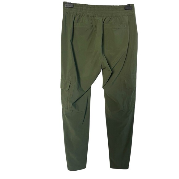 Athleta Women's  Chelsea Cargo Pant Elastic Waist Pockets Military Green SZ S - Picture 6 of 10